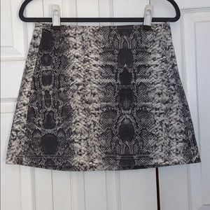 Urban outfitters snakeskin skirt